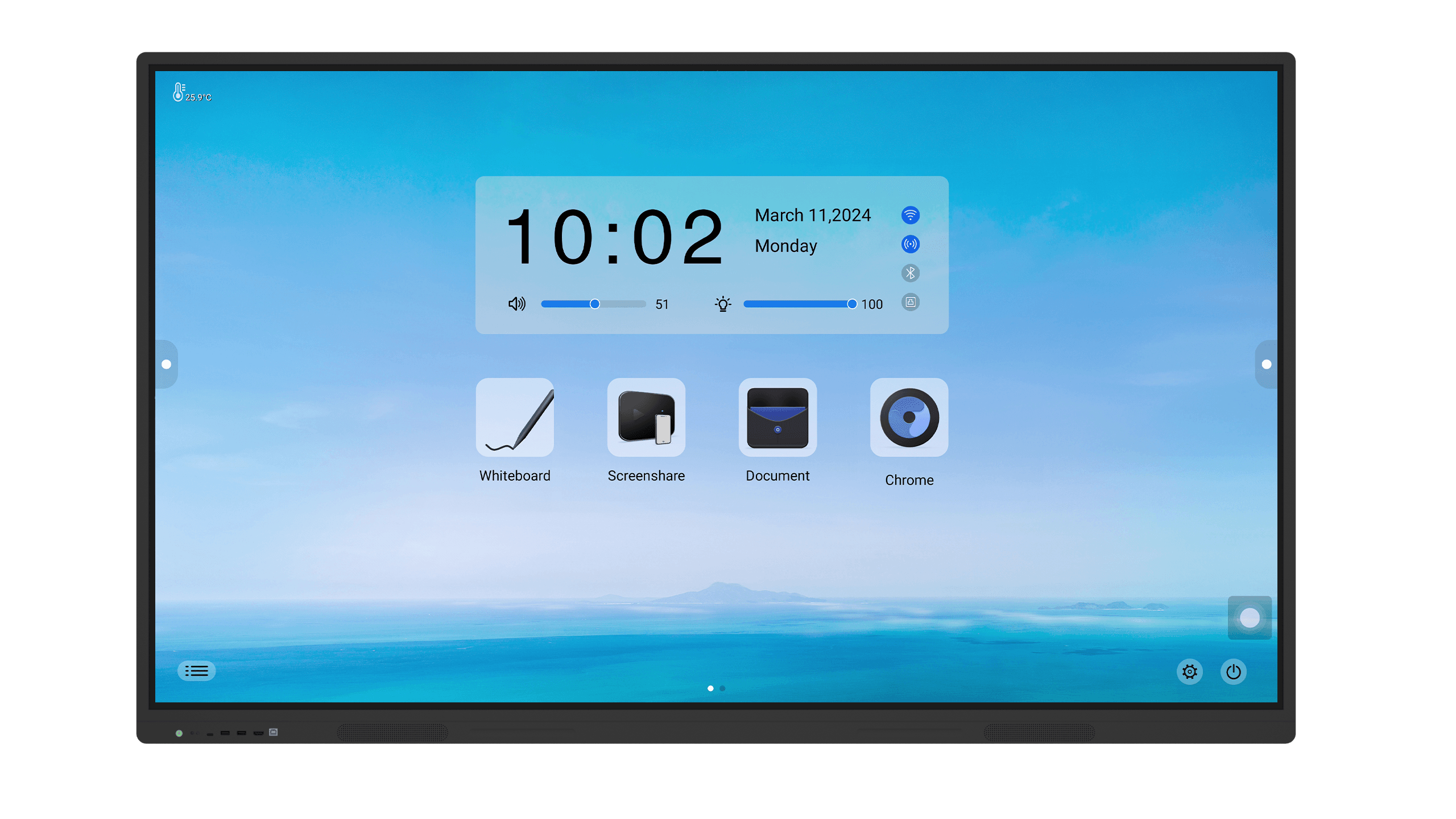 85-Inch Interactive Flat Panel Display