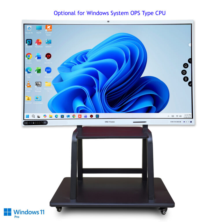 65-inch Interactive Flat Panel Display – Supreme (Dual Processor A76+A55, 16GB RAM / 256GB, Android 13, AI Camera)